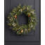 Mixed Mica Foliage with Blueberries and Harmony Bells 30in Wreath Pre-Lit Fairy Lights B/O