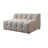 Iris Sand Boucle Double Chaise Sectional