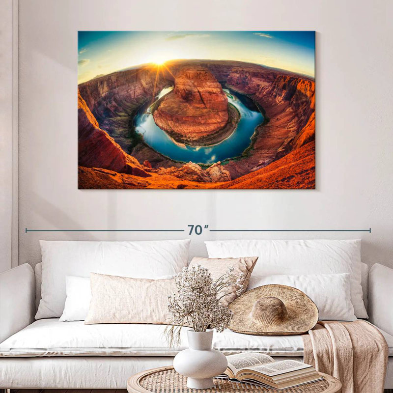 Paysage d'Alvord Glen Canyon, H 32 po x l 48 po
