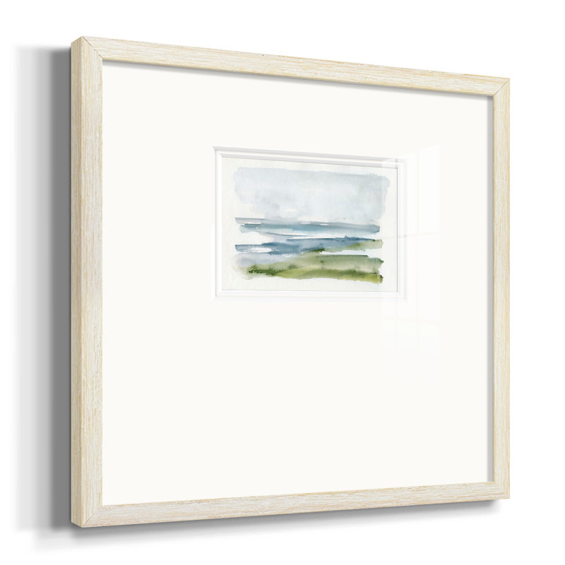 " Coastline Splash I ", 17" H x 17" W x 1.25" D