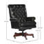 Tegan Genuine Leather Executive Chair-1525299081