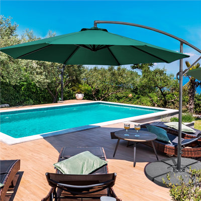 300cm D Patio Offset Umbrella