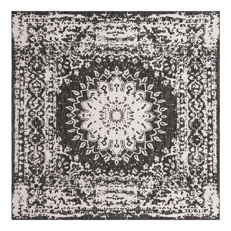 Tapis intérieur / extérieur Ornate Lamotte, Carré 10 pi