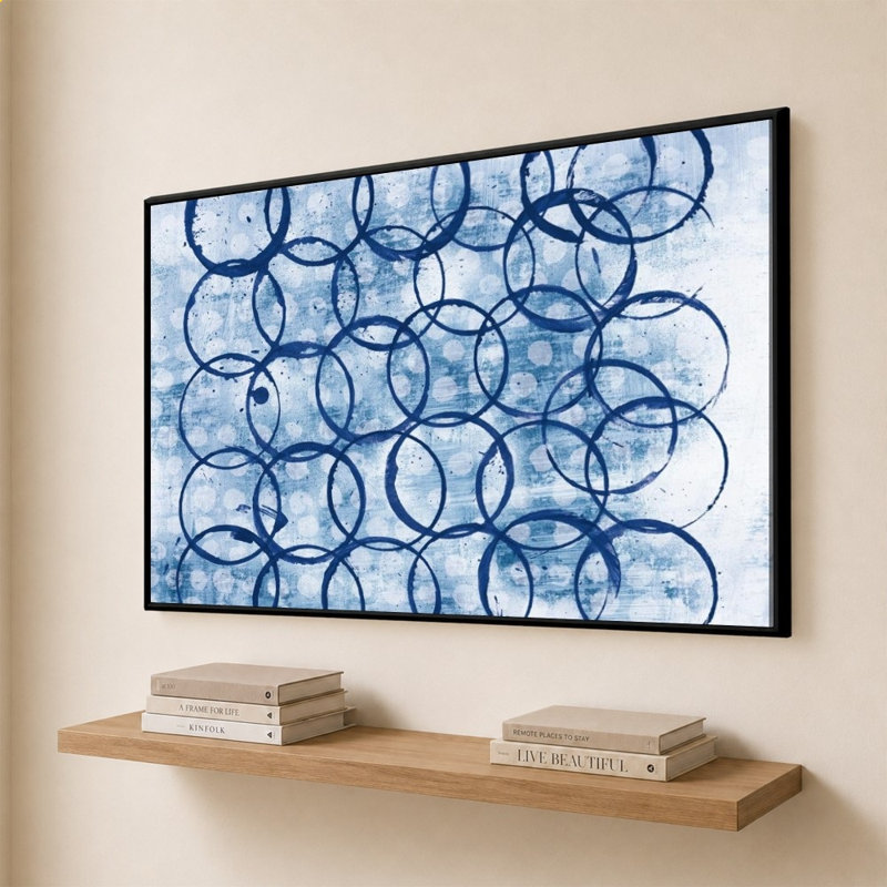 «Eclipse II» par Melissa Averinos - Impression sur toile, 44" H x 64" W, Black