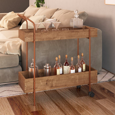 Genera Metal Bar Cart