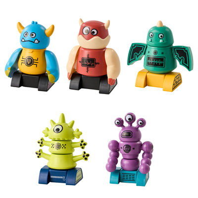 35-Piece Moster-Themed Magnetic Building Block Set