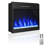 Abimael 22.99'' W Black Electric Fireplace Insert