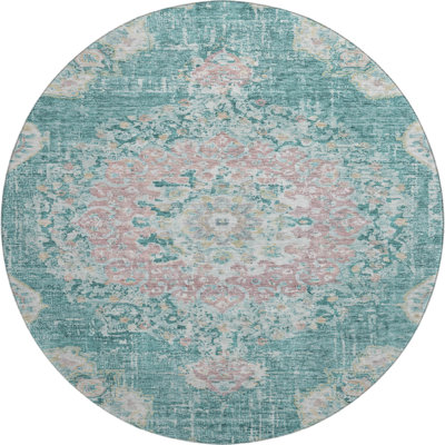 Premium Machine Washable Kelton AMF1236 Global Rug