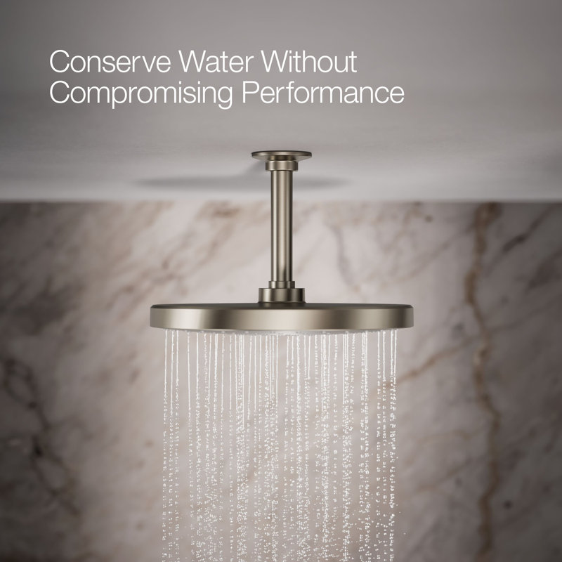 Flood Fixed Shower Head, Vibrant Brushed Nickel