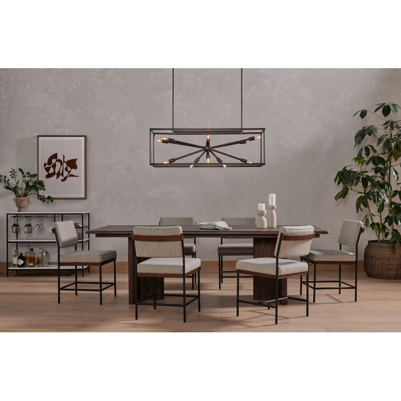 Popovich Dining Chair-Savile Flannel, Black
