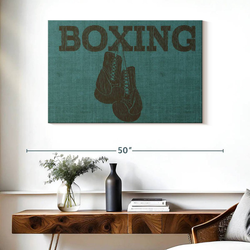 Typographie de boxe Sireci, H 26 po x l 39 po