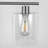 Alorie 3 - Light Brushed Nickel Kitchen Island Pendant with Glass Shade