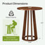 Acacia Round Solid Wood Dining Table