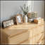 Commode d'appoint en bois avec 6 tiroirs