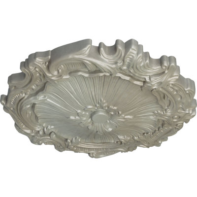Médaillon de plafond Endurathane Swindon, 16 pi 7/8 po x P 1 1/2 po (convient aux auvents jusqu'à 2 7/8 po), finition de foyer en pierre peinte à la main