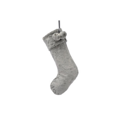 Stocking with Pom Pom Detail