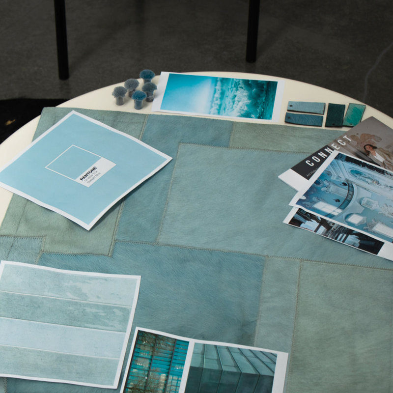 Pastiche Rug - Starlight Blue 1.5m , Round 9'10"