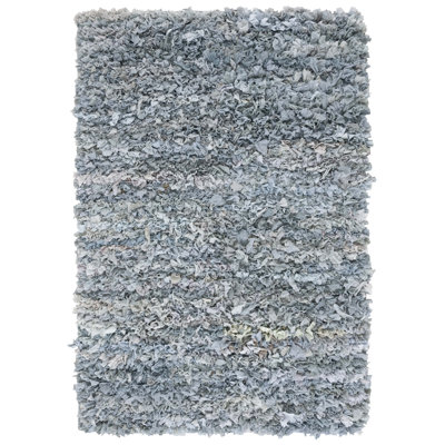 Oregon Shag Hand Loomed Performance Solid Color Rug