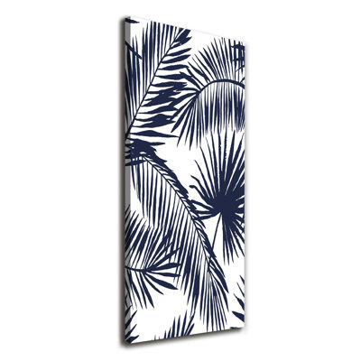 Leaves Of Palm - Wrapped Canvas Print