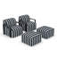 Ensemble de patio 4 pièces en aluminium à structure ouverte comprenant une chaise et un repose-pieds rembourrés avec coussins Sunbrella-290466097-290466099