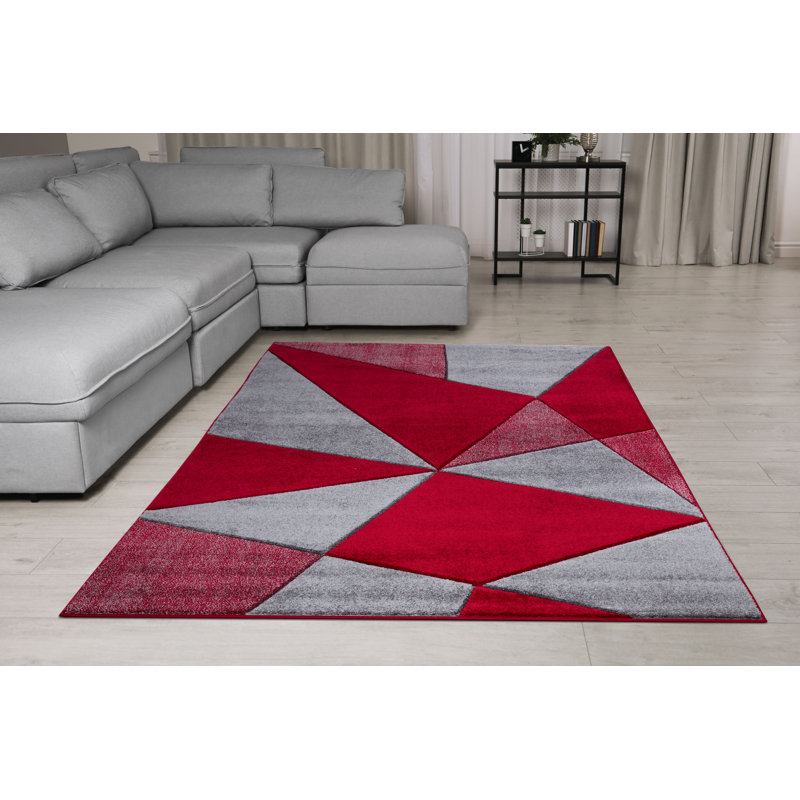Gelinas Geometric 60cm X 110cm Area Rug