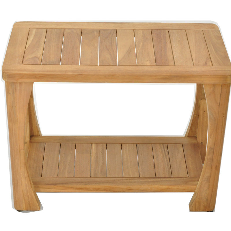 Banc de douche l 24 po teck Whatley