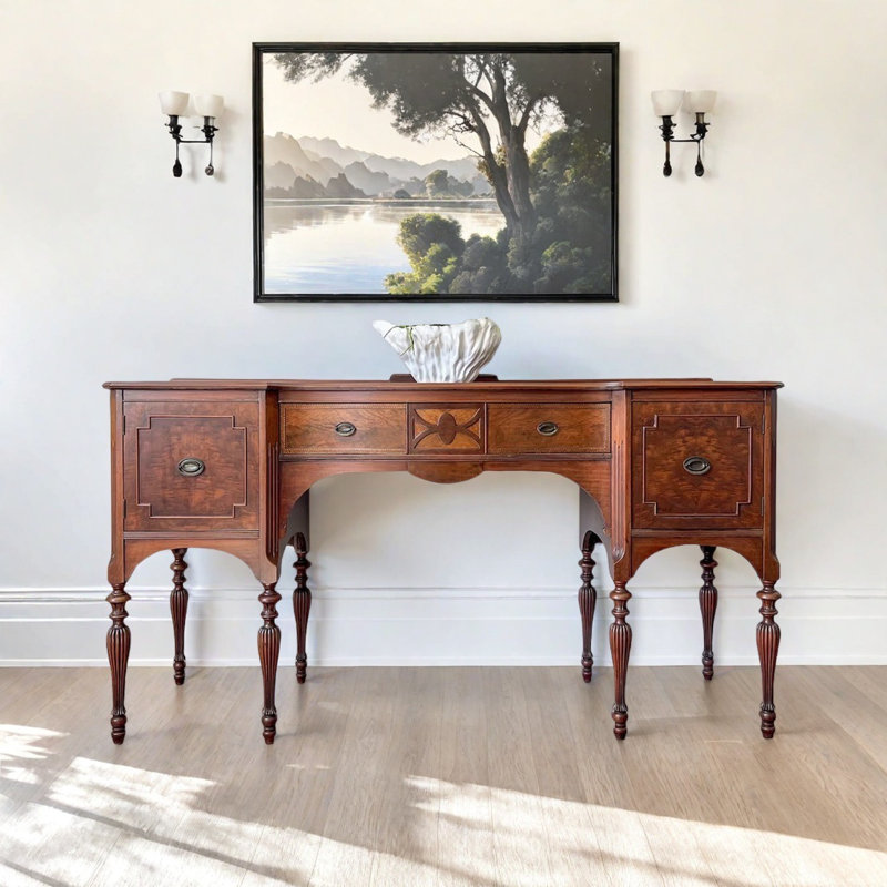 Console champêtre rétro