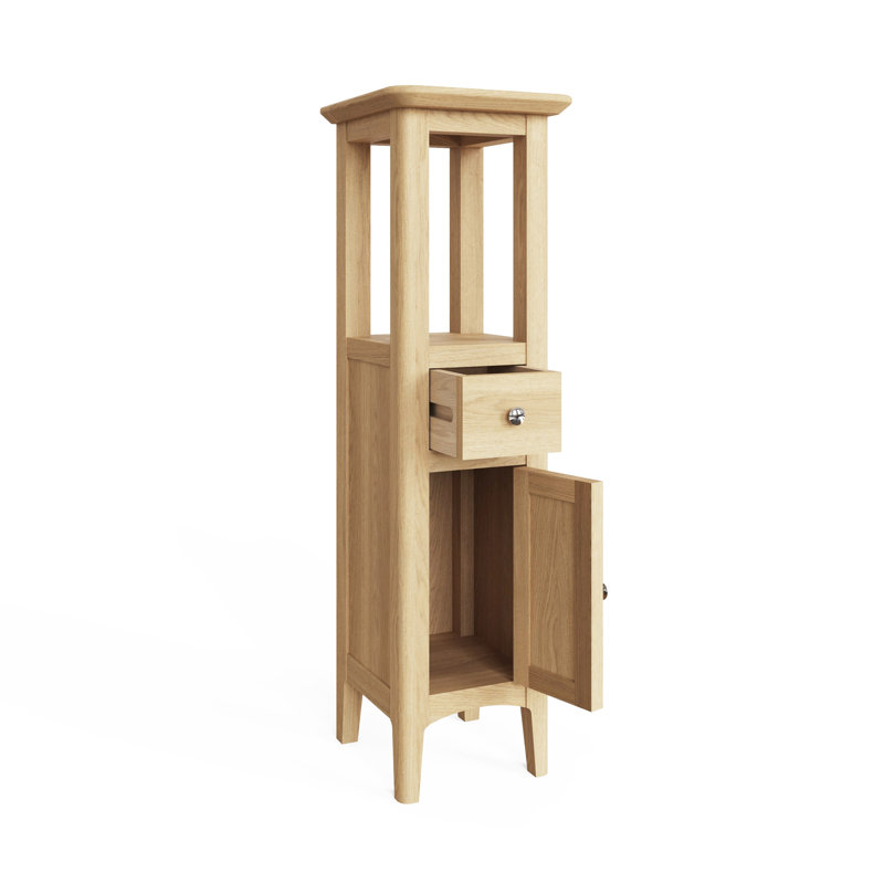 Claiborne Ash Assembled Tower Cabinet