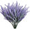 6 paquets de fleurs de lavande artificielles, fleurs de lavande, bouquet de lavande, décor de mariage, centres de table, décoration de maison, jardin, patio