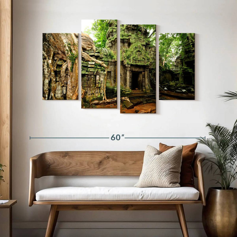 Adella Ta Prohm Temple, 32" H x 52" W