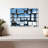 Abstract Square Mirrors Canvas Print-1886095165