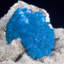 Cavansite sur Sandy Heulandite