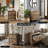 Aleana 21.5" H Traditional 2-Drawer Nightstand with Tapered Legs