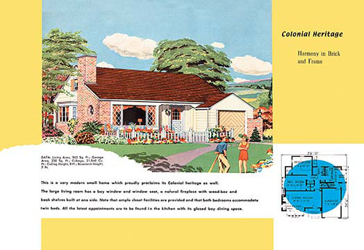 Publicité rétro colonial heritage, H 44 po x l 66 po x P 1,5 po