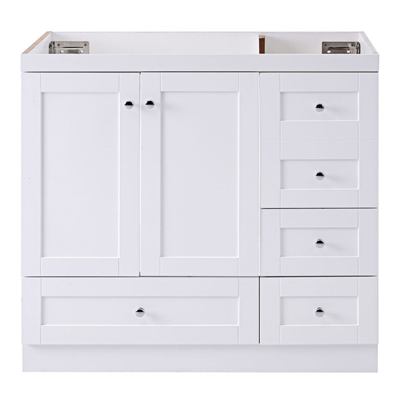 35'' Single Bathroom Vanity Base Only, White