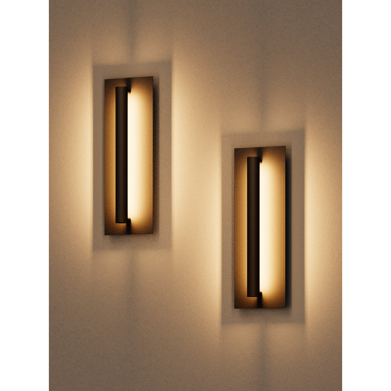 Commercial Grade LED Outdoor Wall Lamps, Aluminum Exterior Light, 3000K Warm White