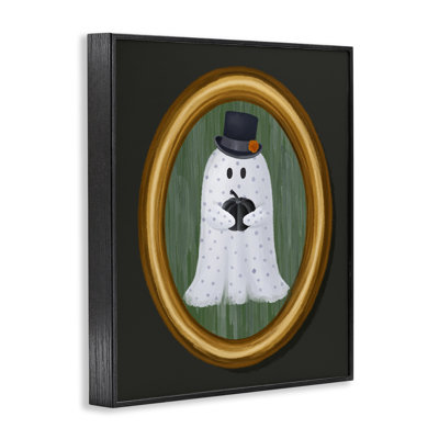 Portrait de garçon fantôme, estampe numérique, design par Jennifer Stith