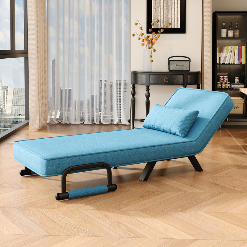 Upholstered Accent Chair, Blue
