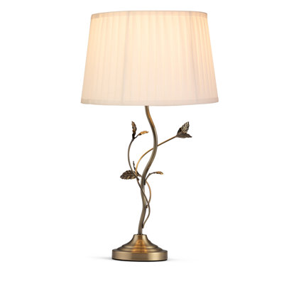 Antique Metal Leaf 59cm Table Lamp