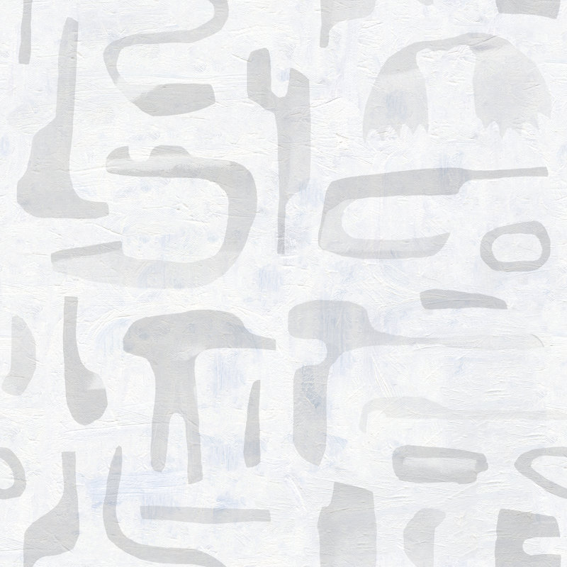 Susan Hable Abstract Wallpaper by Susan Hable, Gray