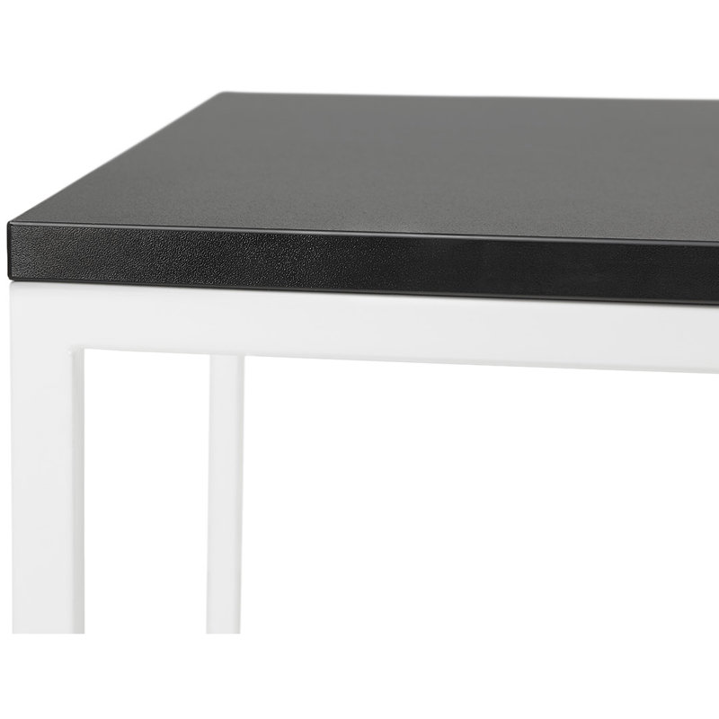 Ponca Dining Table, Black, White