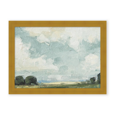Nature Inspired Golden Meadows: A Serene Landscape Composition