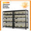 Support de rangement pour la maison, présentoir réglable, support de rangement pour balcon de sous-sol, support de rangement en acier au carbone, 180 cm, cinq étages-1675981428-1675981427