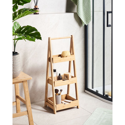 ALERCE Bamboo Bathroom Shelves