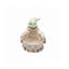Figurine fantôme d'Halloween pour bol de rangement, 22 cm, résine, 1 pièce, bonbonnière, verte, lumières DEL intégrées