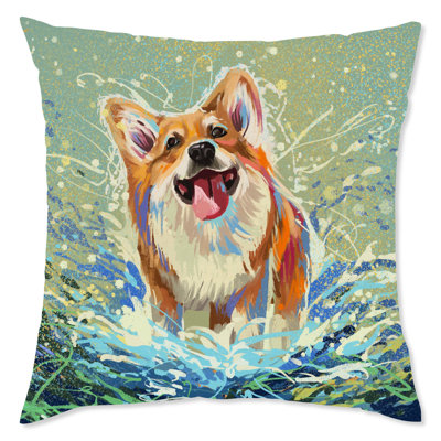 Housse et insert de coussin carré pour chiots