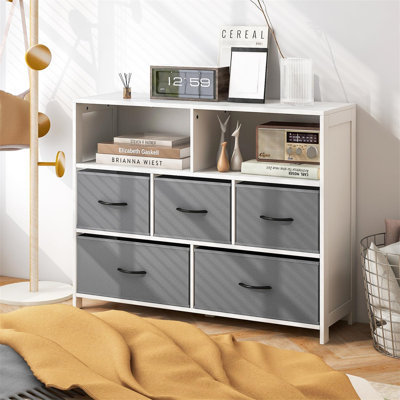 Ettore 5 Drawer Double Dresser