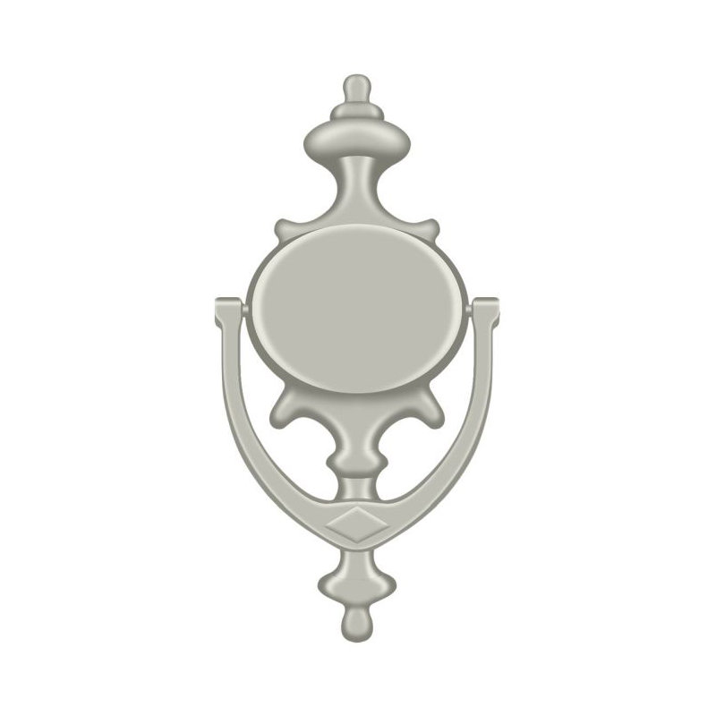 Heurtoir de porte; Impérial Finition nickel satiné, Nickel brossé