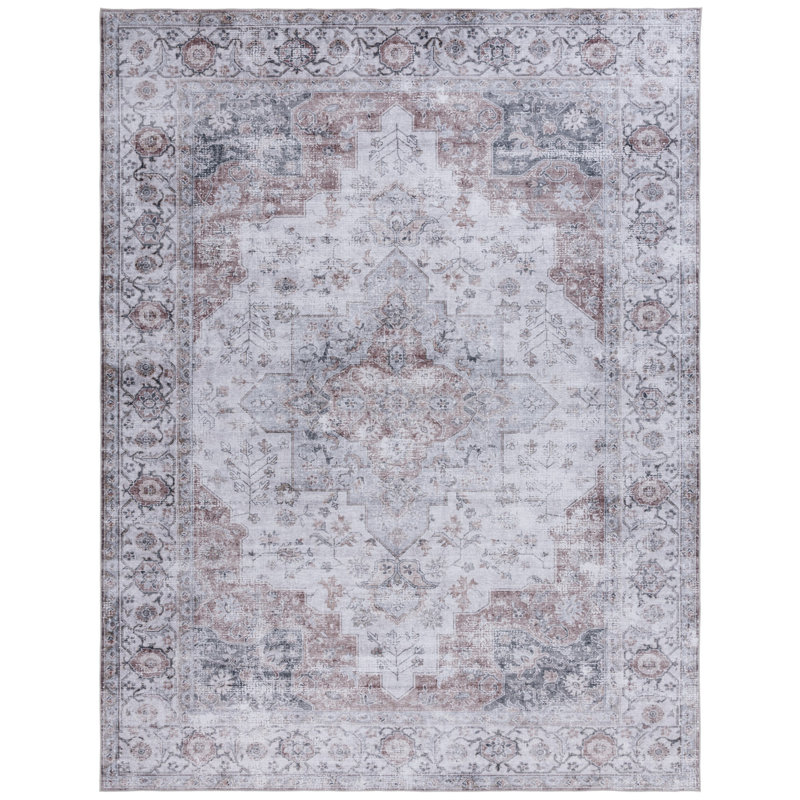 Melaya Performance Machine Washable Oriental Rug, Rectangle 8' x 10'