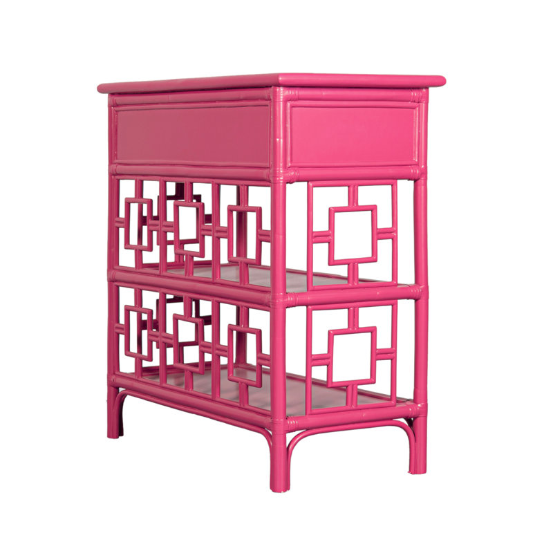 Sobe End Table, Hot Pink
